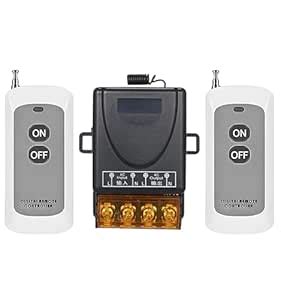 Roboway 433MHz RF Wireless Switch | 1 Channel AC 85–220V Receiver with ...