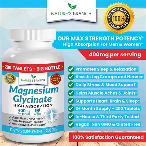 Magnesium Glycinate For Leg Cramps