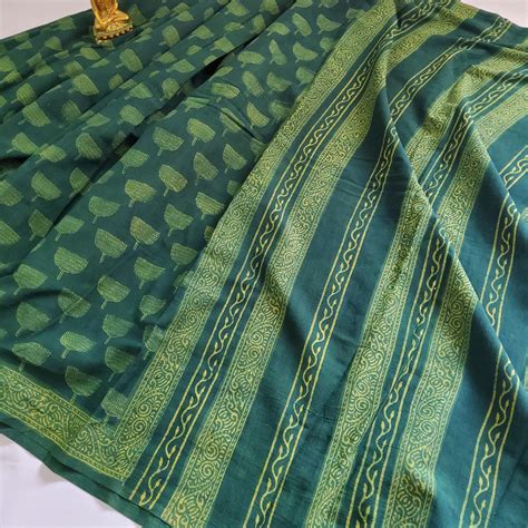 Hand Block Print Cotton Sarees – RKG SHOPPING