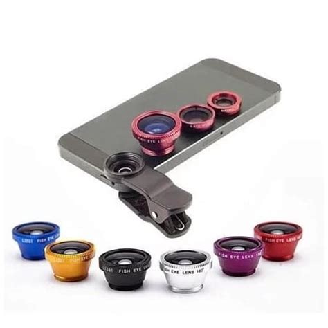 Buy 3-in-1 Universal Clip on Smartphone Camera Lens - 6 Colors Online ...