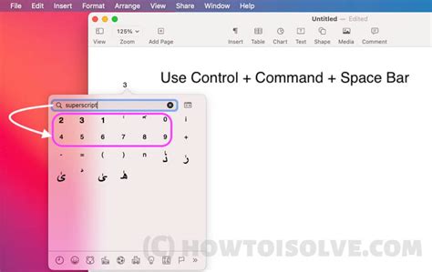 How to Type Squared Symbol on a Mac, MacBook? Pages, Word, Mail..