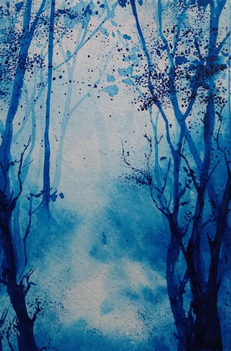 Monochrome paintings with Watercolor - Learn to paint using a single ...
