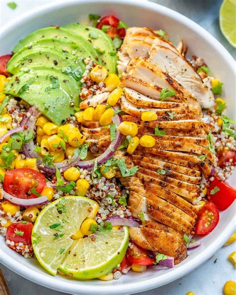 Mexican Grilled Chicken Bowl | Recipe | Healthy bowls recipes, Chicken ...