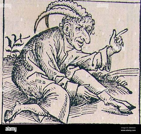 Germany: 'A Horned Devil Man'. The Nuremberg Chronicle, by Hartmann Schedel (1440-1514), 1493 ...