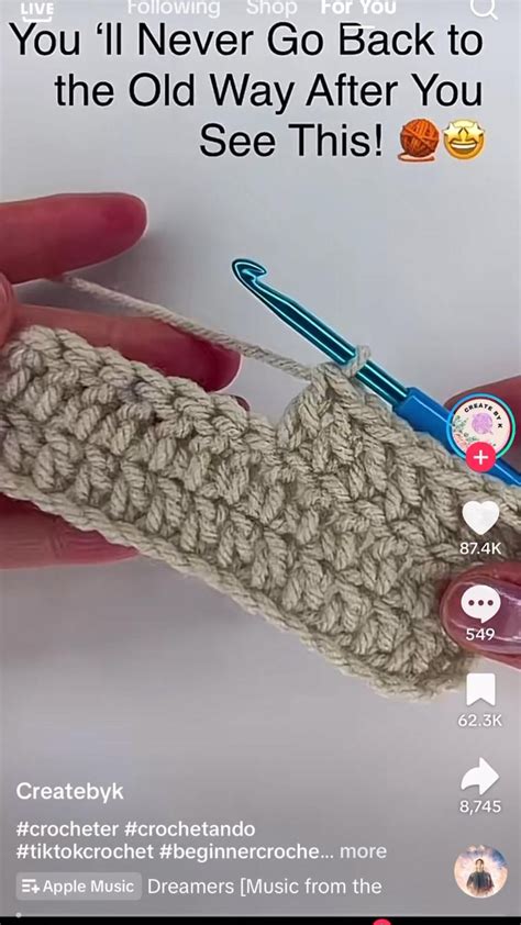 Image result for Back Post Double Crochet Tutorial