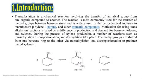 Disproportination and Transalkylation of alkyl benzene | PPTX
