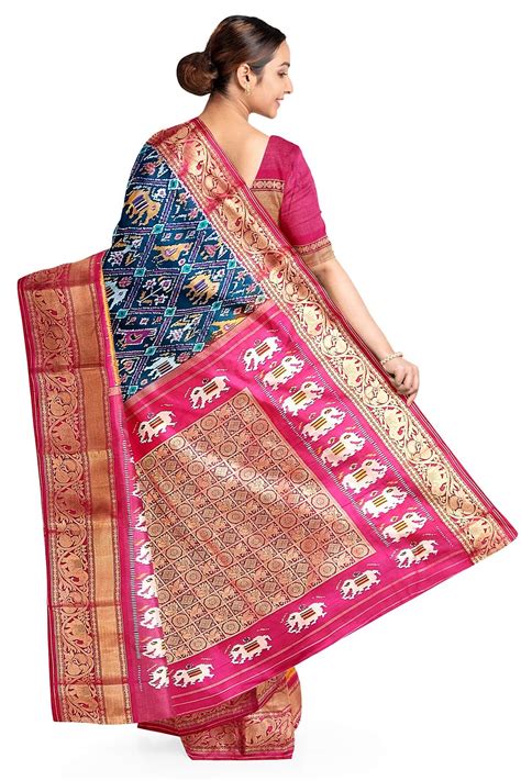 Ikkat silk sarees