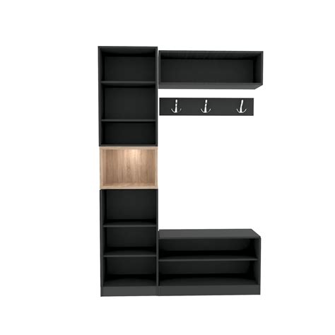 ANDES Hall Unit Natural Oak Anthracite – Collection in Cyprus | Four Day Clearance