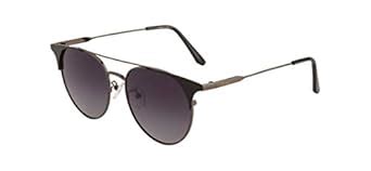 Ted Smith Polarized Aviator Unisex Sunglasses - (TSS-1255S_GUN|55|GREY ...