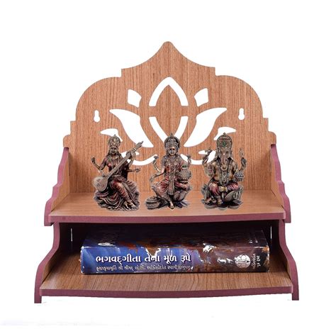 Buy Unison Wooden Home Temple/Home mandir/god Stand for Home/Pooja ...