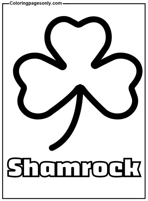 Crayola Shamrock Coloring Pages