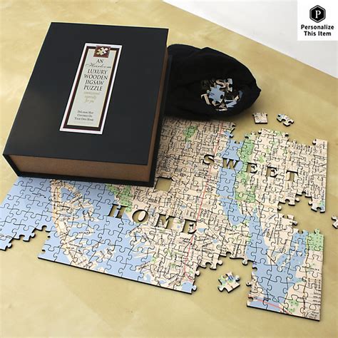 Heirloom Wooden Delorme Puzzle | Frontgate