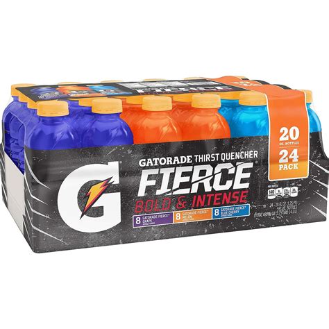 Gatorade Sports Drinks Fierce Variety Pack 20 Oz Bottles 24 ...