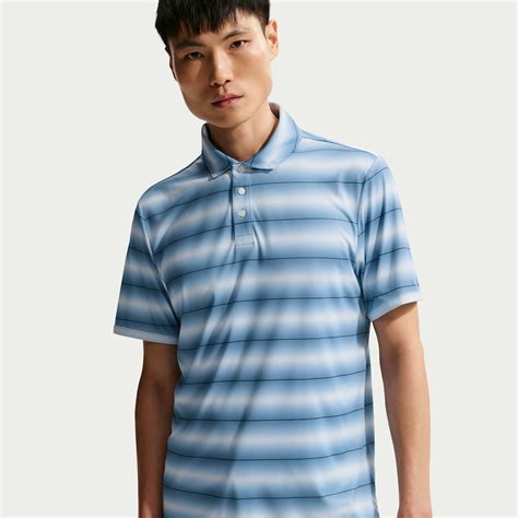 Men's Blue Dri-FIT Polos. Nike SG
