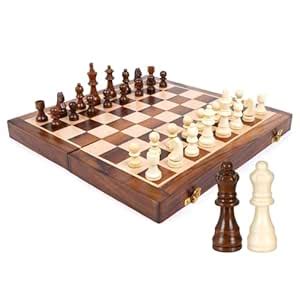 Buy ADA Handicraft® Professional 14 Inches Magnetic Chess Board Set ...