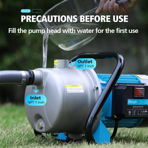 Snapklik.com : 15HP Water Transfer Pump,1200GPH Shallow Jet Well Pump ...
