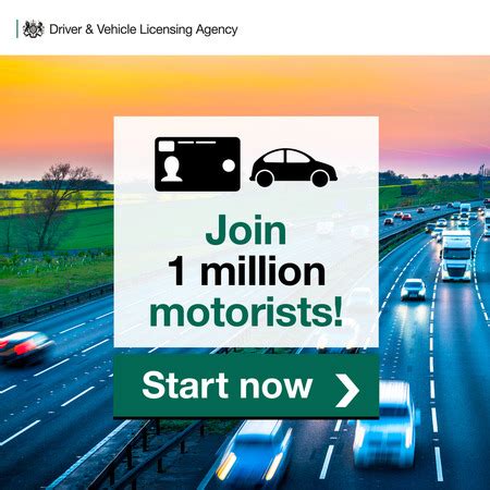 1 million motorists have set up a Driver and vehicles account with DVLA ...