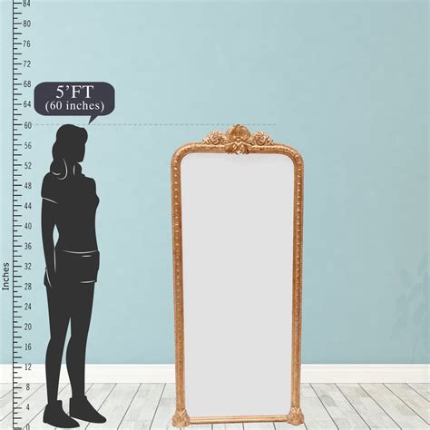 Golden French Royal Long Mirror