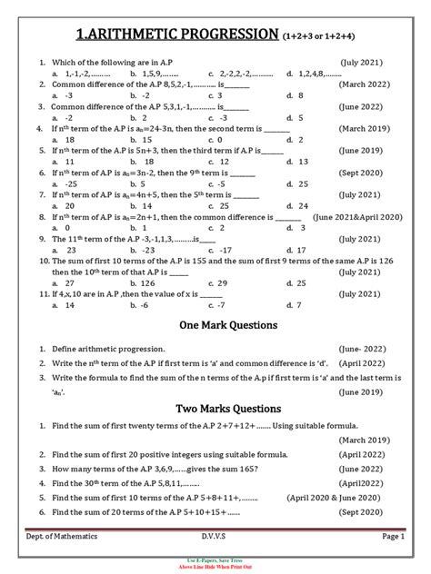Image result for Arithmetic Progression Sample Problems