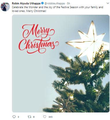 Cricket fraternity wishes fans 'Merry Christmas'