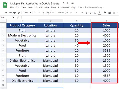 How To Use Multiple IF Statements In Google Sheets | SpreadCheaters