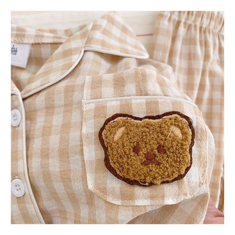 Bear checkered night suit – BabyMonk