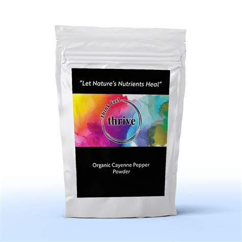 Organic Cayenne Pepper Powder | THINK FEEL THRIVE