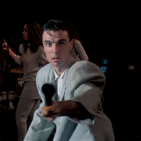 David Byrne in the Big Suit gives you the mic. What will you say??? : r ...