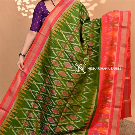 Pure Handloom Pochampalli Saree – Nidharshana Sarees