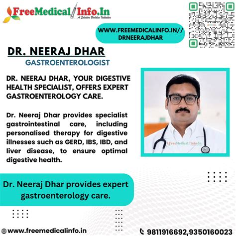 Expert Gastroenterology Care with Dr. Neeraj Dhar: A Path to Digestive Health
