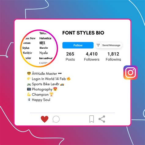 300+ Best Stylish Instagram Bio Fonts Ideas