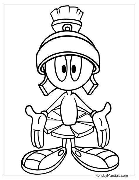 30 Cartoon Coloring Pages (Free PDF Printables)