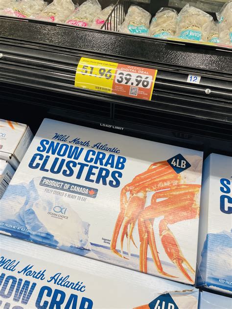 Snow Crab Clusters as low as $19.98! - Kroger Krazy