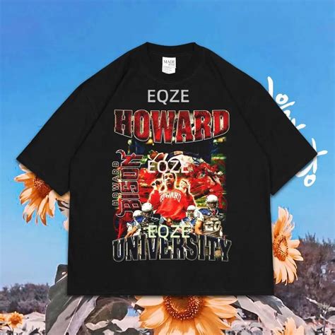 Howard University Oversize Vintage T-shirt Kaos Drake Howard University ...