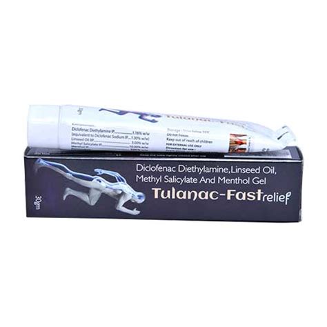 TULANAC-FAST RELIEF GEL (Ointment) Lifevision Healthcare
