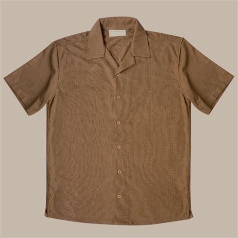 Brown jacquard Shirt – NO FINISHING LINE