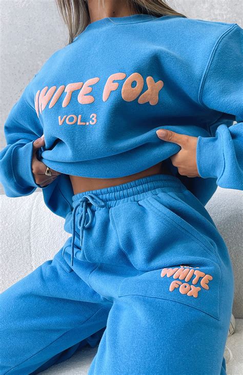 Offstage Sweater Azure | Tracksuit set, Fox clothing, Cute preppy outfits