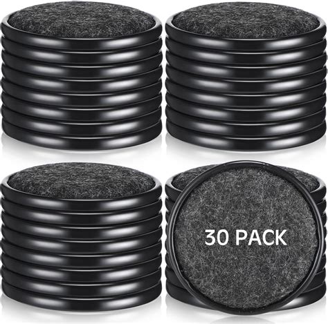 30 Pcs Felt Furniture Sliders Hardwood Floors Reusable Furniture Pads ...