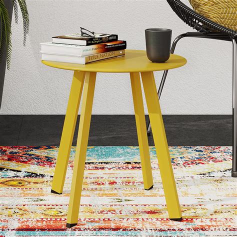 Buy Grand Patio Indoor & Outdoor, Wiley Accent Table, Steel Powder ...