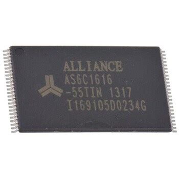 AS6C1616-55TIN Alliance Memory SRAM 16Mbit 1024 K x 16ビット 2.7 → 3.6 V ...
