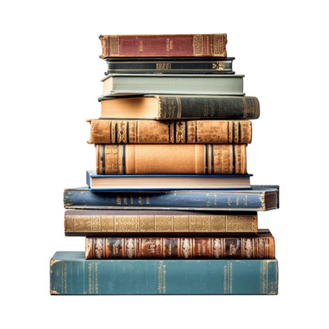 Stacked Books PNGs for Free Download