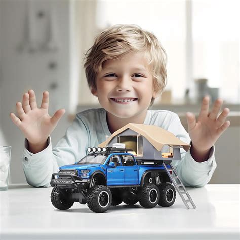 Trucks For Kids F150 Raptor 1:24 Diecast Scale Model Car – kyaratoy.com