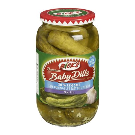 Wholesale Bicks Pre Baby Dill Pkls 50% Less Salt Garlic (1L) - Chens ...