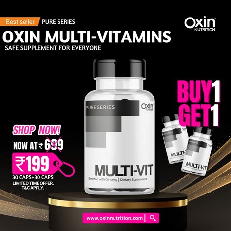 Oxin® Nutrition Multi-Vit Capsules 60 Capsules – Oxin Nutrition