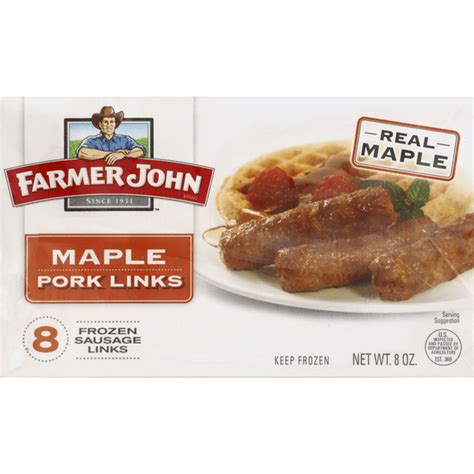 Farmer John Sausage Links, Pork, Maple (8 ct) Delivery or Pickup Near ...