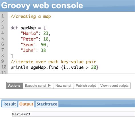 Image result for Groovy Example Script