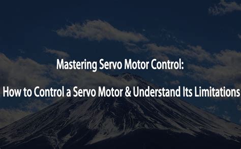 Image result for Servo Motor Control