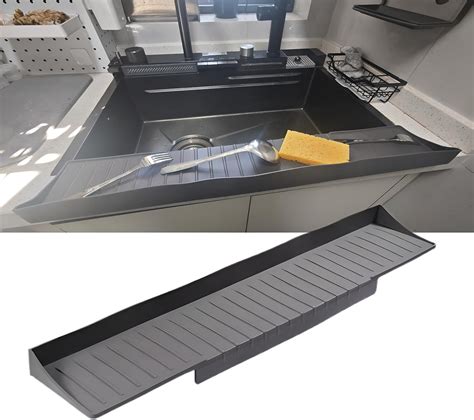 Silicone Sink Splash Guard - Water Protector for Kitchen & Bathroom ...