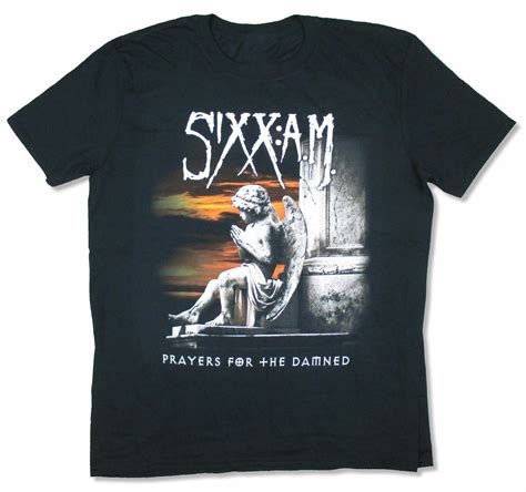 Sixx Am Prayers Cover World Tour Men T-shirt Black Tee All Sizes 32 - Walmart.com