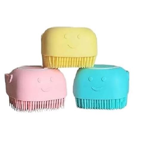 TROXXON Multi-Colors Silicone Bath Body Brush Shower Scrubber, Mud ...